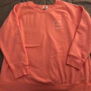 Hot Pink (kind of neon) Coffee Sweatshirt